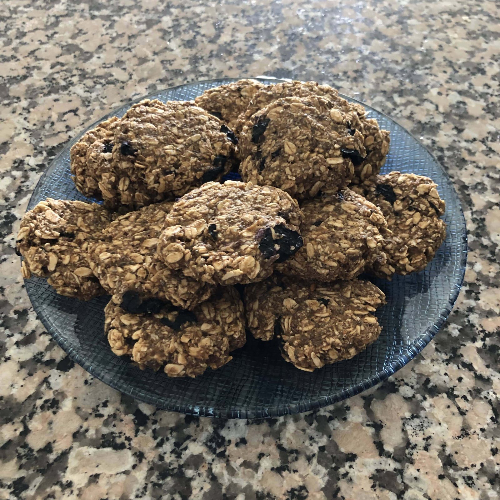 Galletas de blueberries y plátano